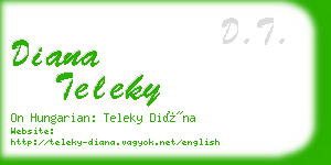 diana teleky business card